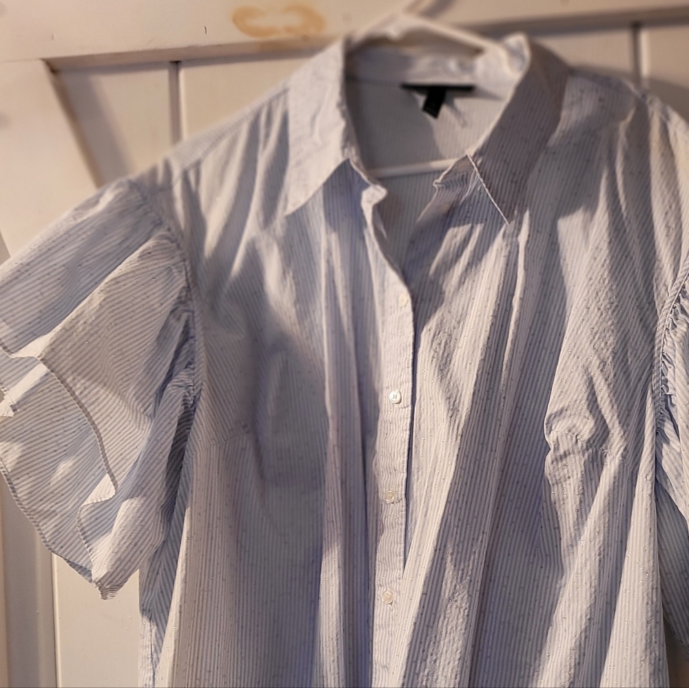 Lane Bryant Button Up Top Size 20 - image 1